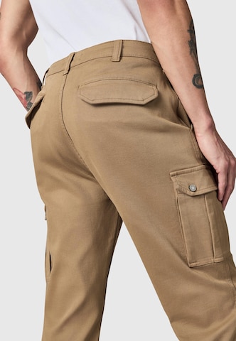 Effilé Pantalon cargo 'Siwas' Peak Time en marron