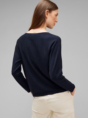 Pull-over 'Dolman' STREET ONE en bleu