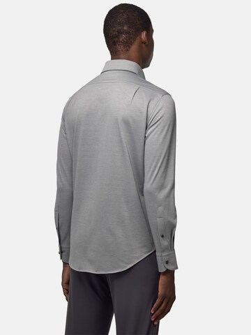 Boggi Milano Slim fit Button Up Shirt in Grey