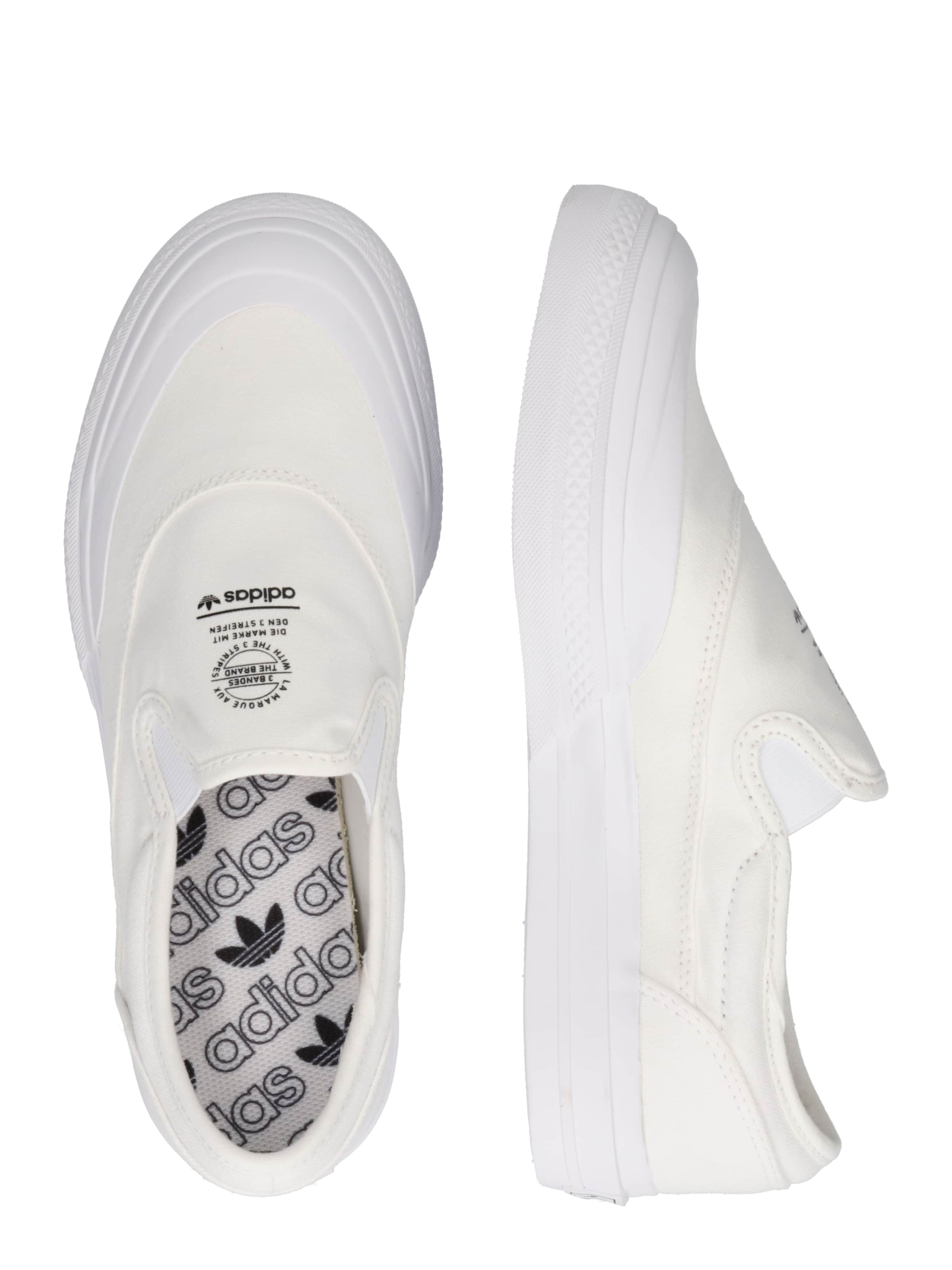 adidas nizza slip on white