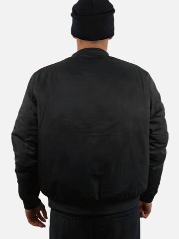 HEFTYKA Winter Jacket 'BOMBER JACKET Y' in Black
