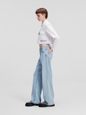 KARL LAGERFELD JEANS Μπλούζα σε λευκό