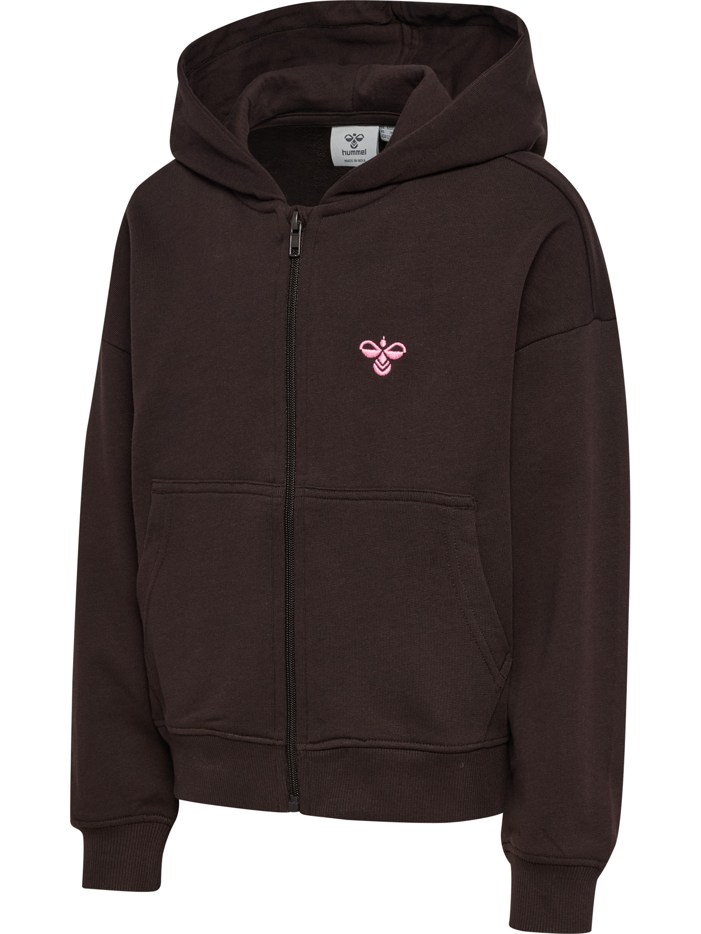 Hummel Sweat jacket in Brown