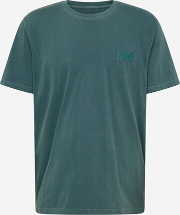 Lee - Camisa 'MEDIUM WOBBLY' em verde: frente