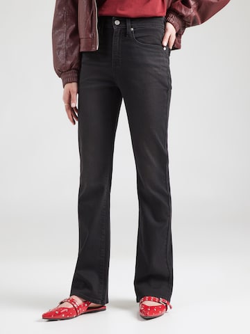 LEVI'S ® Дънки Bootcut Дънки '725 HIGH RISE BOOTCUT' в черно: отпред