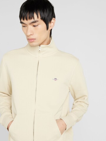 GANT Sweatjacke in Beige