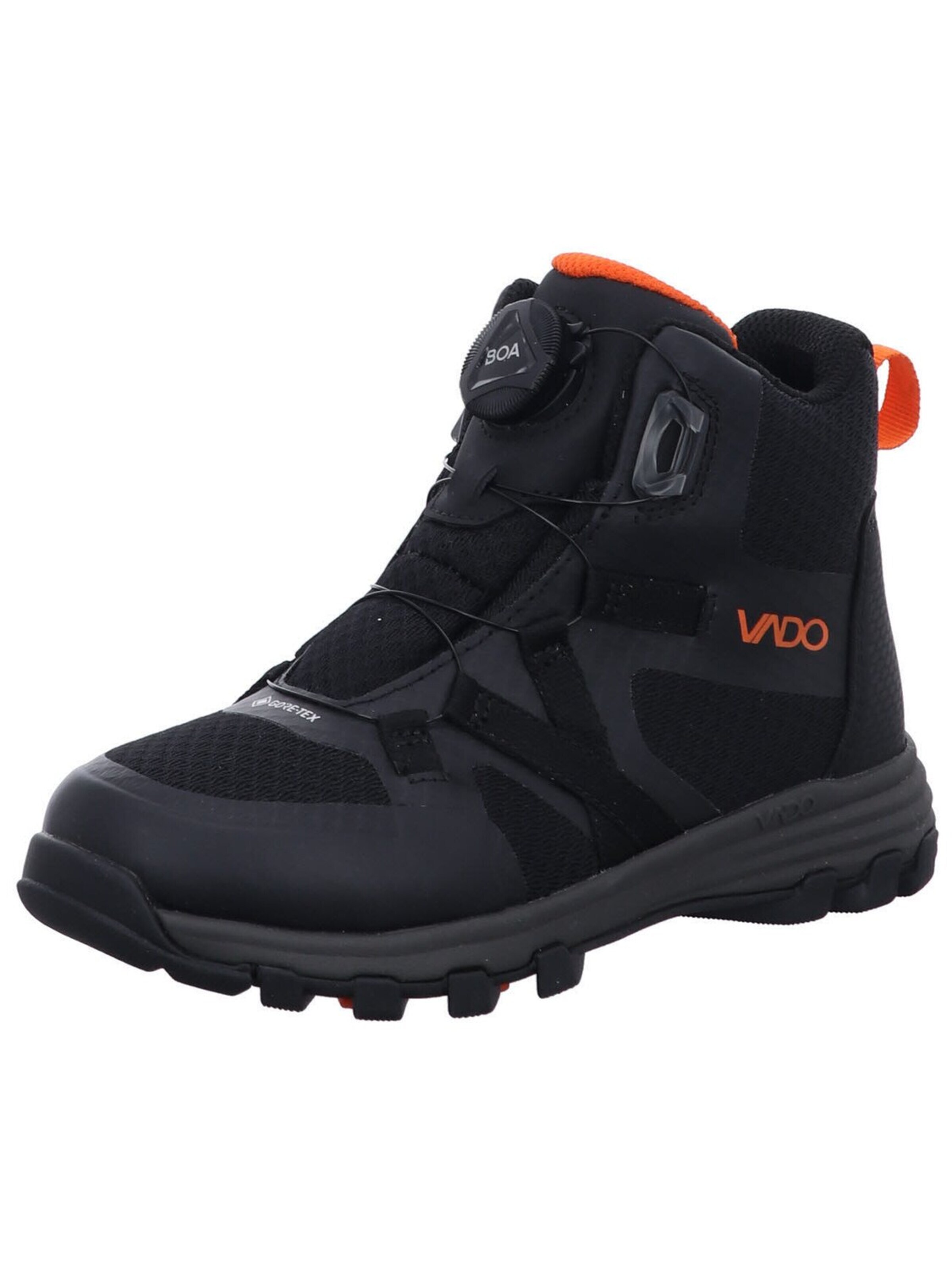 Vado Boots 'Stiefel Jungen 81201 1200 017 Kunststoff (Synthetik) in schwarz' in Black: front