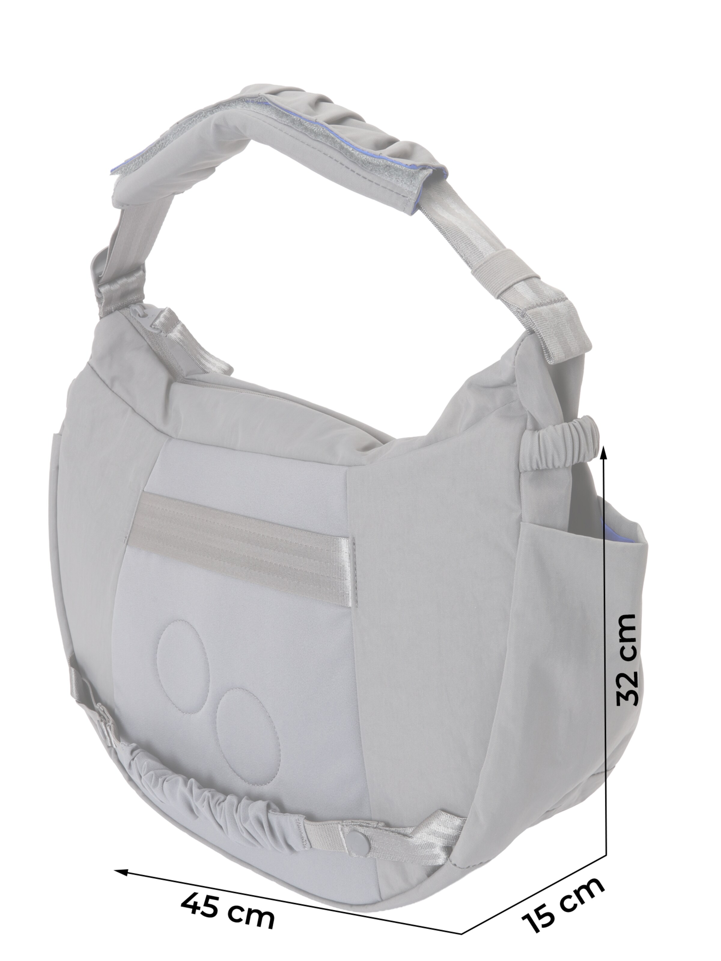 pinqponq Τσάντα ώμου 'KRUMM' σε γκρι