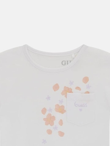 GUESS KIDS Zestaw 'GUESS KIDS SET SS T-SHIRT+TWILL SKIRT Completi' w kolorze biały