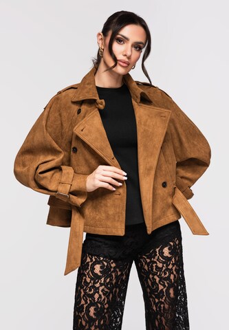 Ombre Tussenjas in Bruin