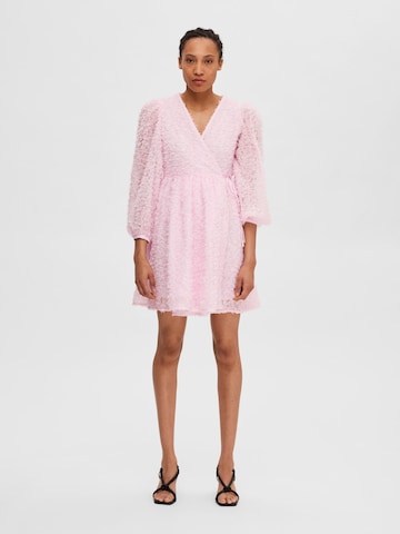 Selected Femme Petite Šaty – pink
