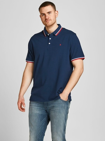 Jack & Jones Plus Koszulka 'Paulos' w kolorze niebieski