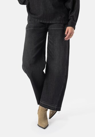 Elias Rumelis Baggy Jeans 'Noralie' in Grau: Vorderseite