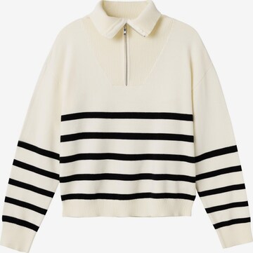 Pull-over NAME IT en blanc : devant