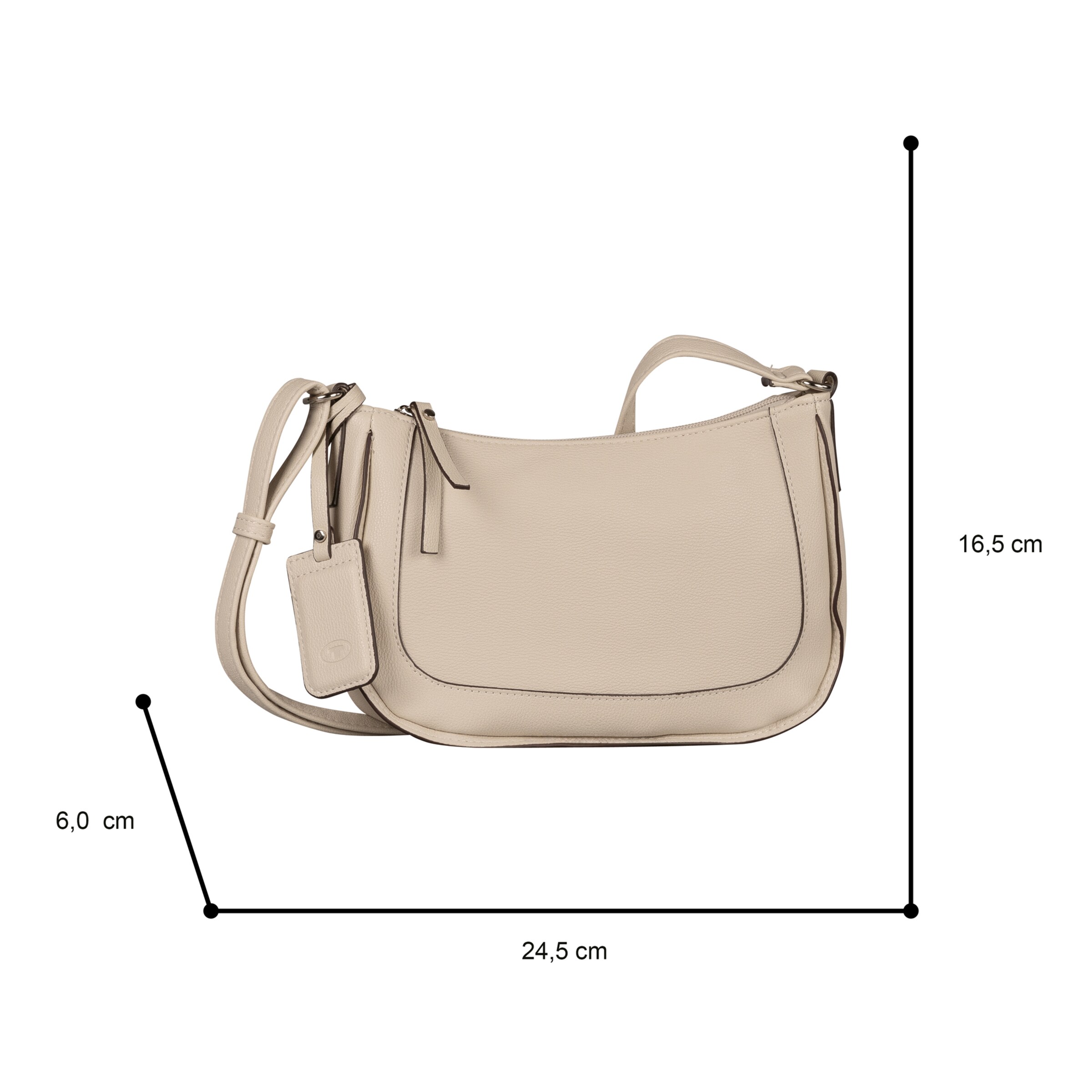 TOM TAILOR Crossbody Bag in White