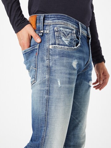 REPLAY Regular Jeans 'Anbass' in Blauw