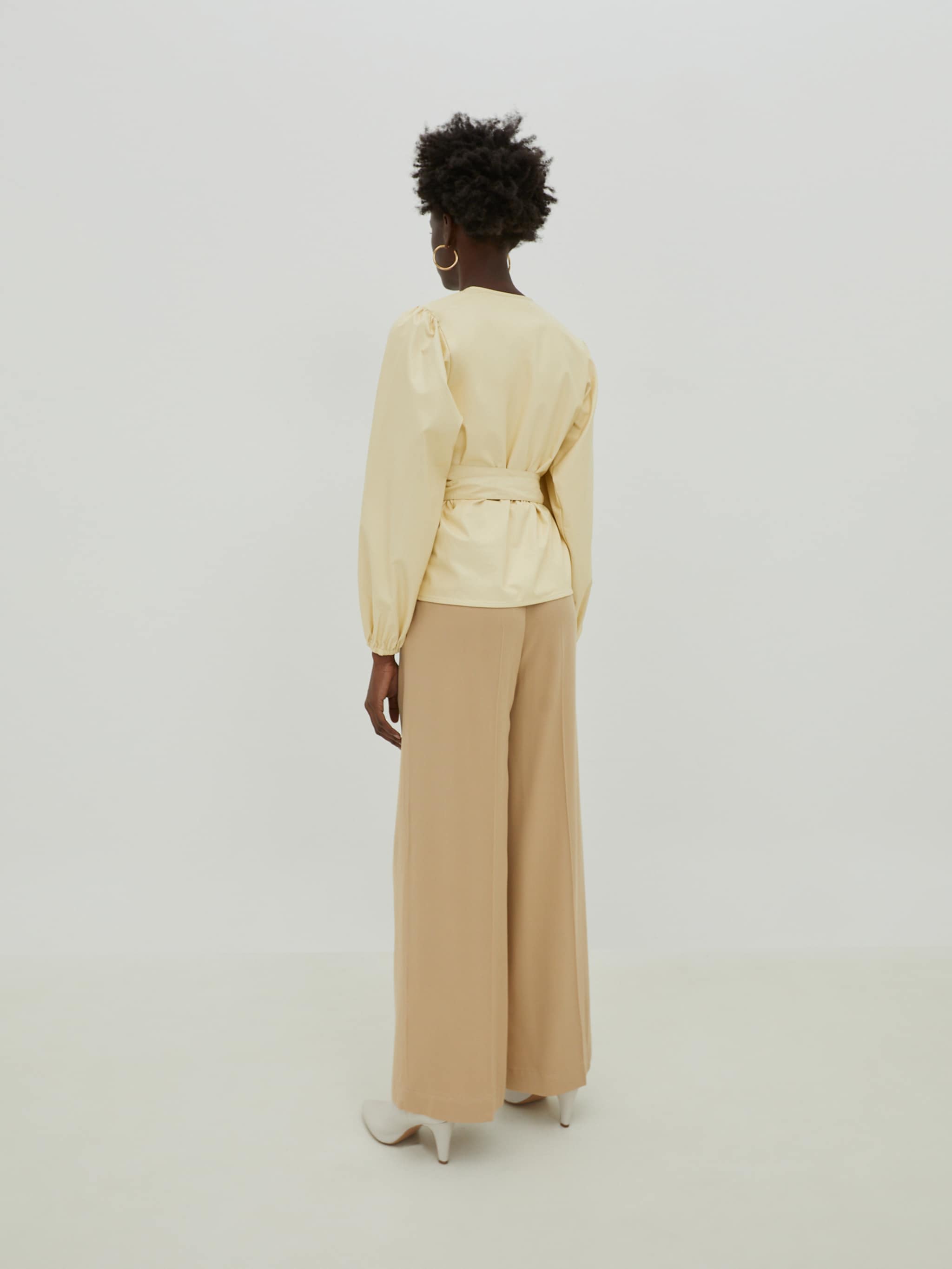 EDITED Producten Blouse 'Papina' Lichtgeel