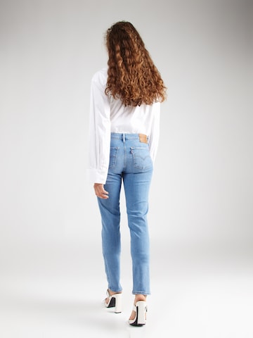LEVI'S ® Slimfit Jeans '712 Slim Welt Pocket' in Blau