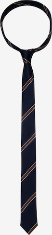 Cravate ' Slim ' SEIDENSTICKER en bleu : devant