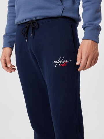 Regular Pantaloni de la HOLLISTER pe albastru