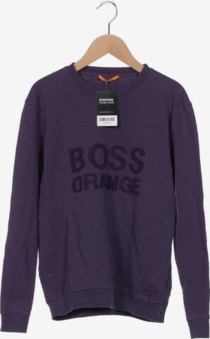 BOSS Orange Sweatshirt & Zip-Up Hoodie in S in Purple: front
