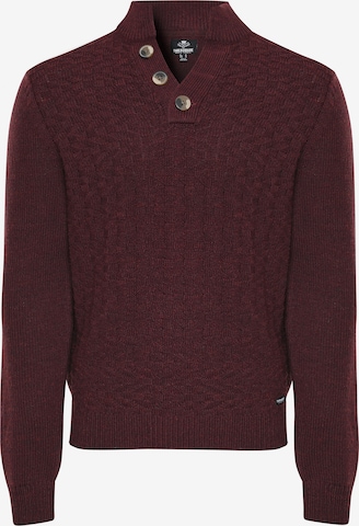 Pull-over Threadbare en rouge : devant