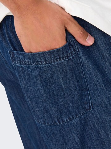 Loosefit Jean 'ONSTel' Only & Sons en bleu