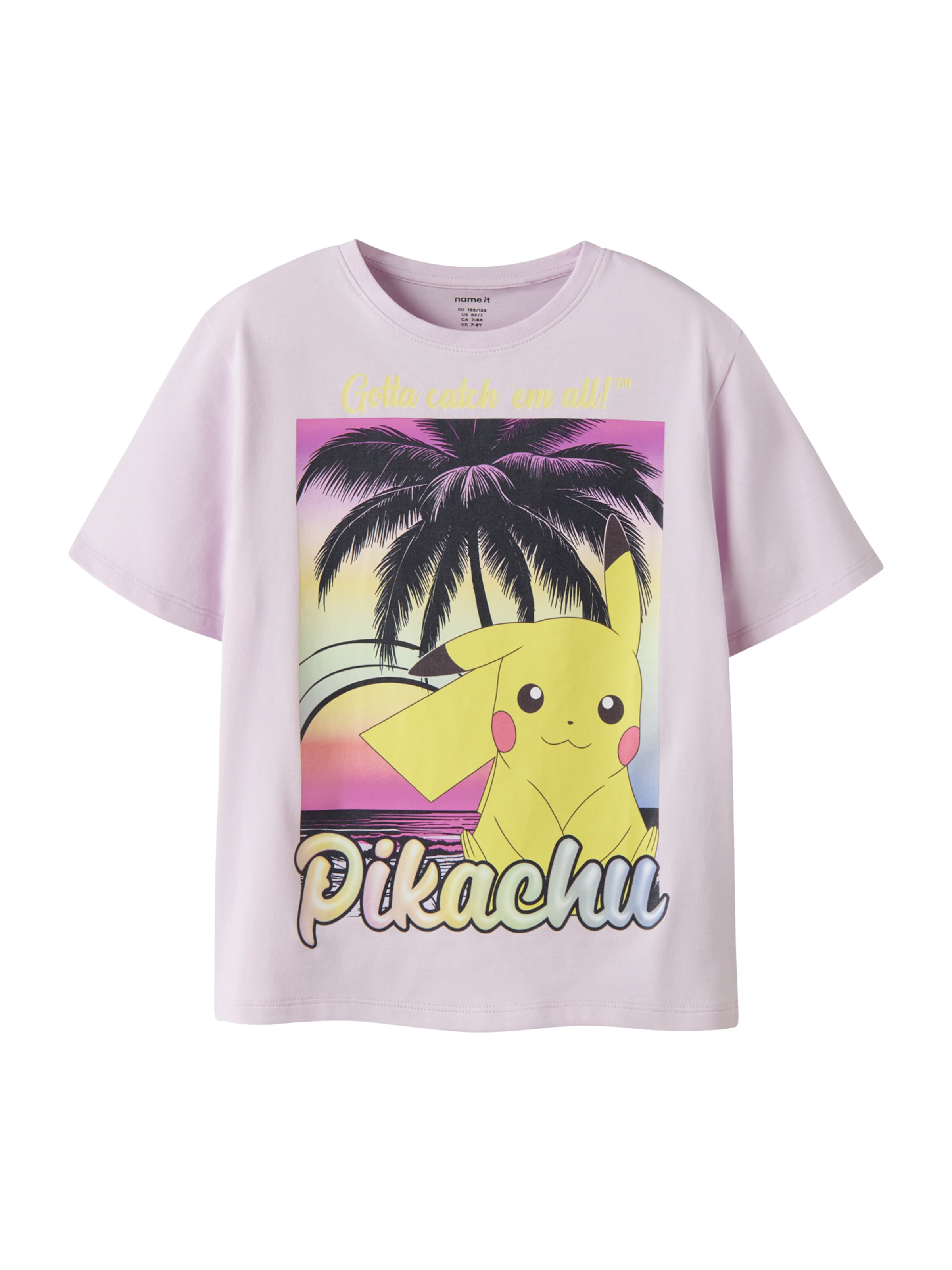 NAME IT Tričko 'NKFMuba Pokemon' – fialová: přední strana