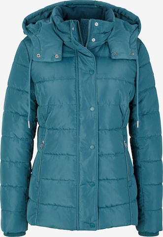 TOM TAILOR Winter Jacket in Blue: front