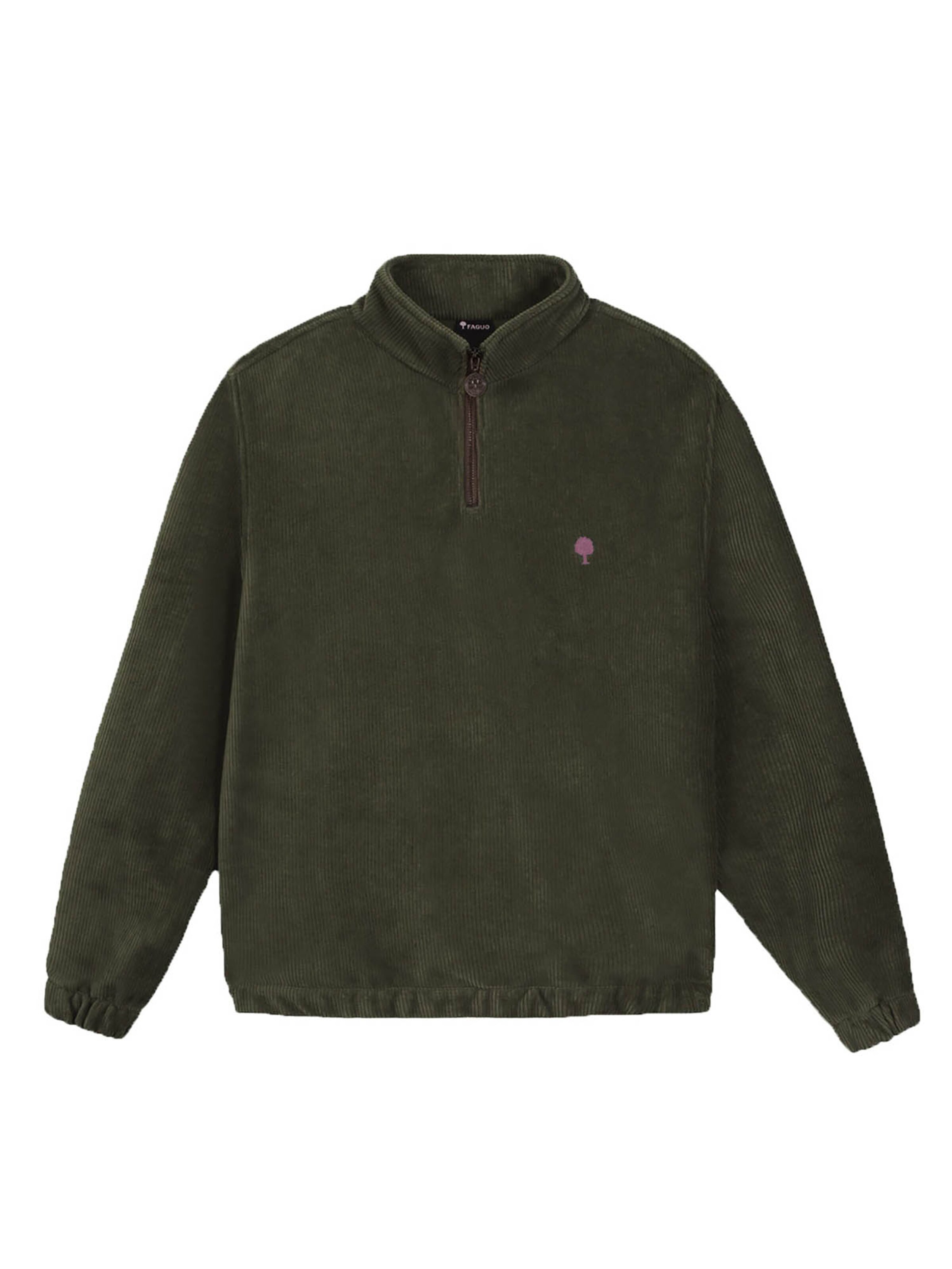 FAGUO Sweater 'Amboise' in Green: front