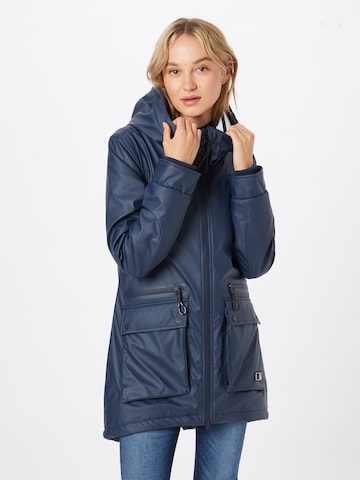 Manteau fonctionnel 'AudreyAK' Alife and Kickin en bleu : devant