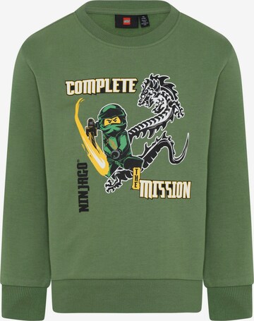 LEGO® kidswear Sweatshirt 'Storm' in Groen: voorkant