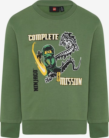 LEGO® kidswear Sweatshirt 'Storm' in Groen: voorkant