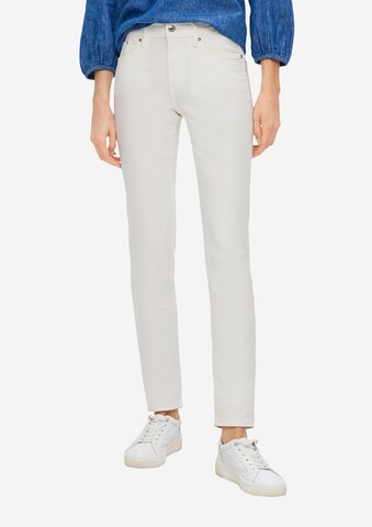 s.Oliver Slim fit Jeans in White: front