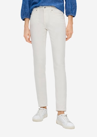 s.Oliver Slimfit Jeans in Wit: voorkant