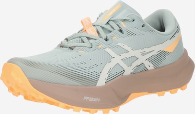 Bėgimo batai 'Fuji Lite 6' iš ASICS, spalva – mėtų spalva / šviesiai oranžinė / balta, Prekių apžvalga