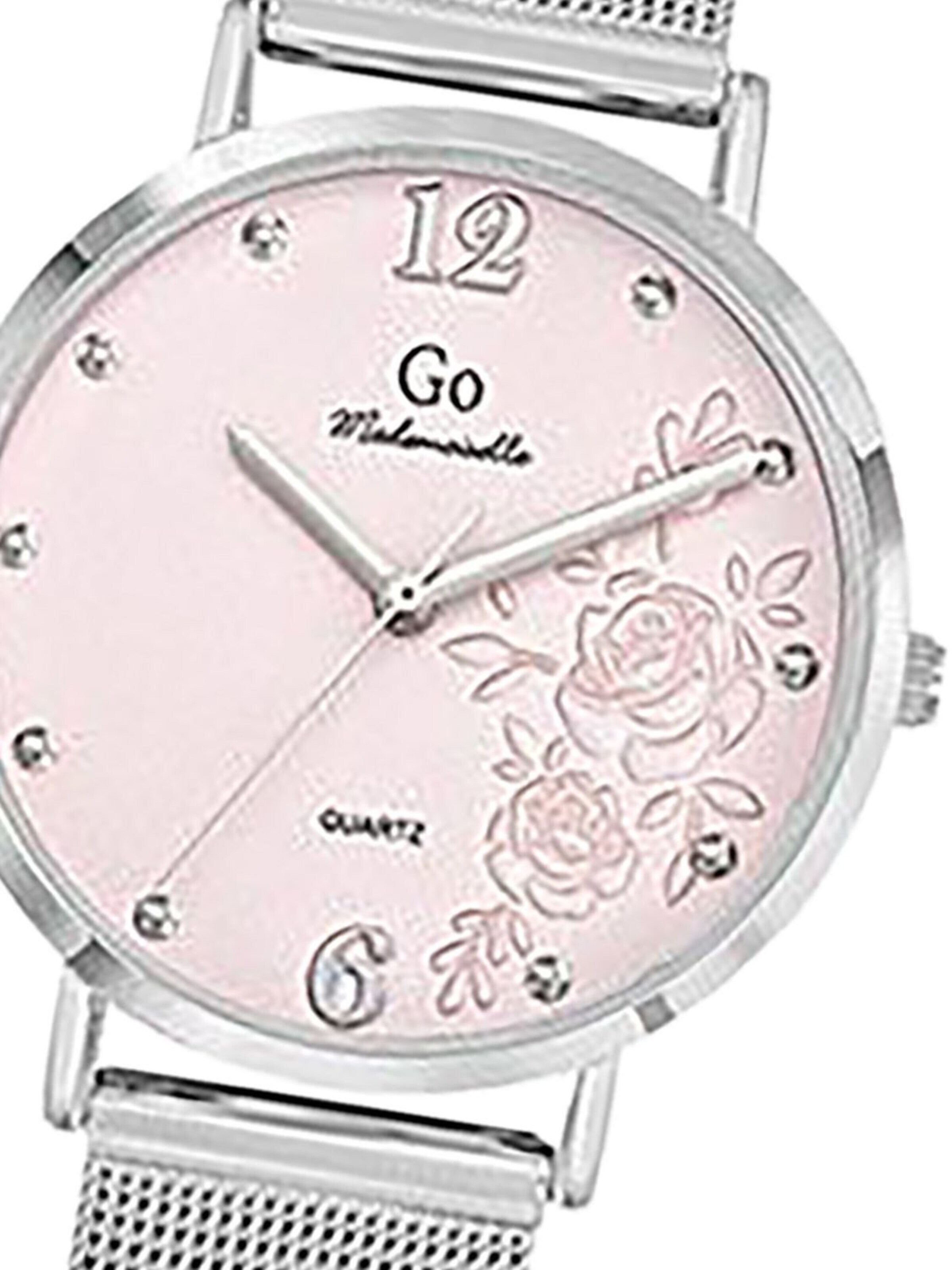 GO GirlOnly - Reloj analógico en plata