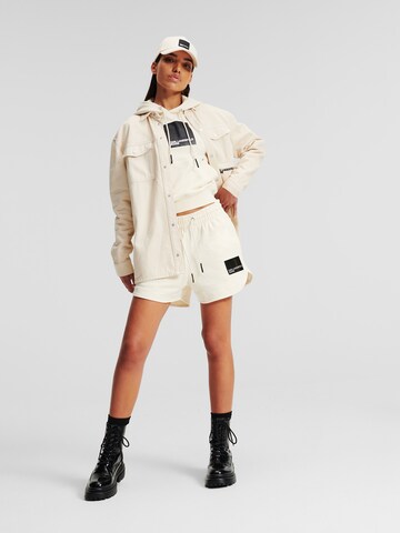 KARL LAGERFELD JEANS Regular Pants in White