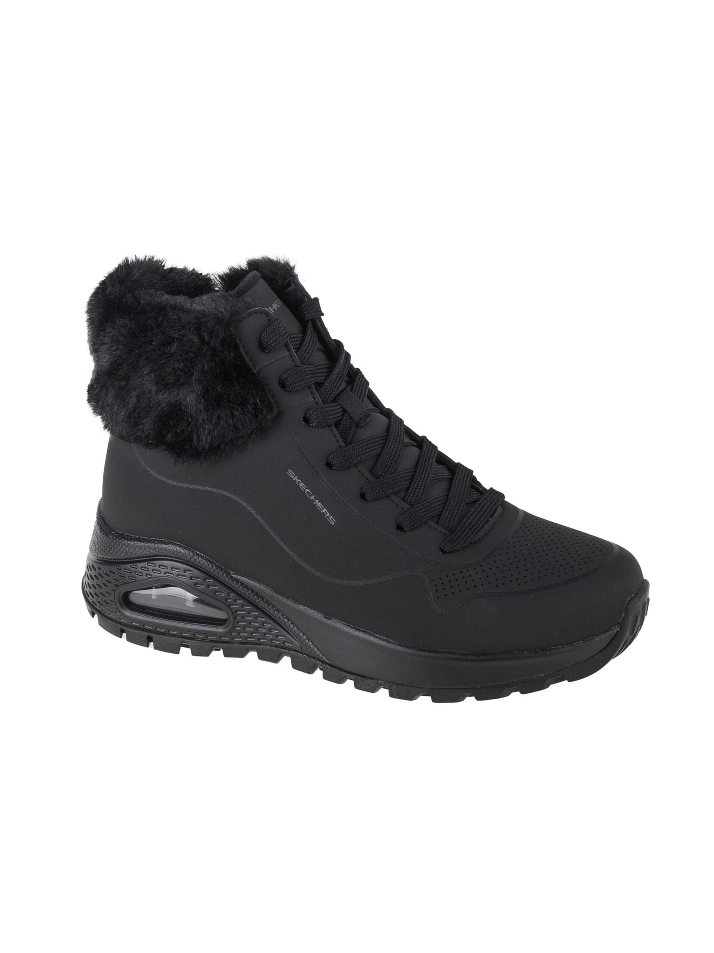 SKECHERS Lace-up bootie in Black