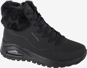 SKECHERS Enkellaarsje in Zwart: voorkant