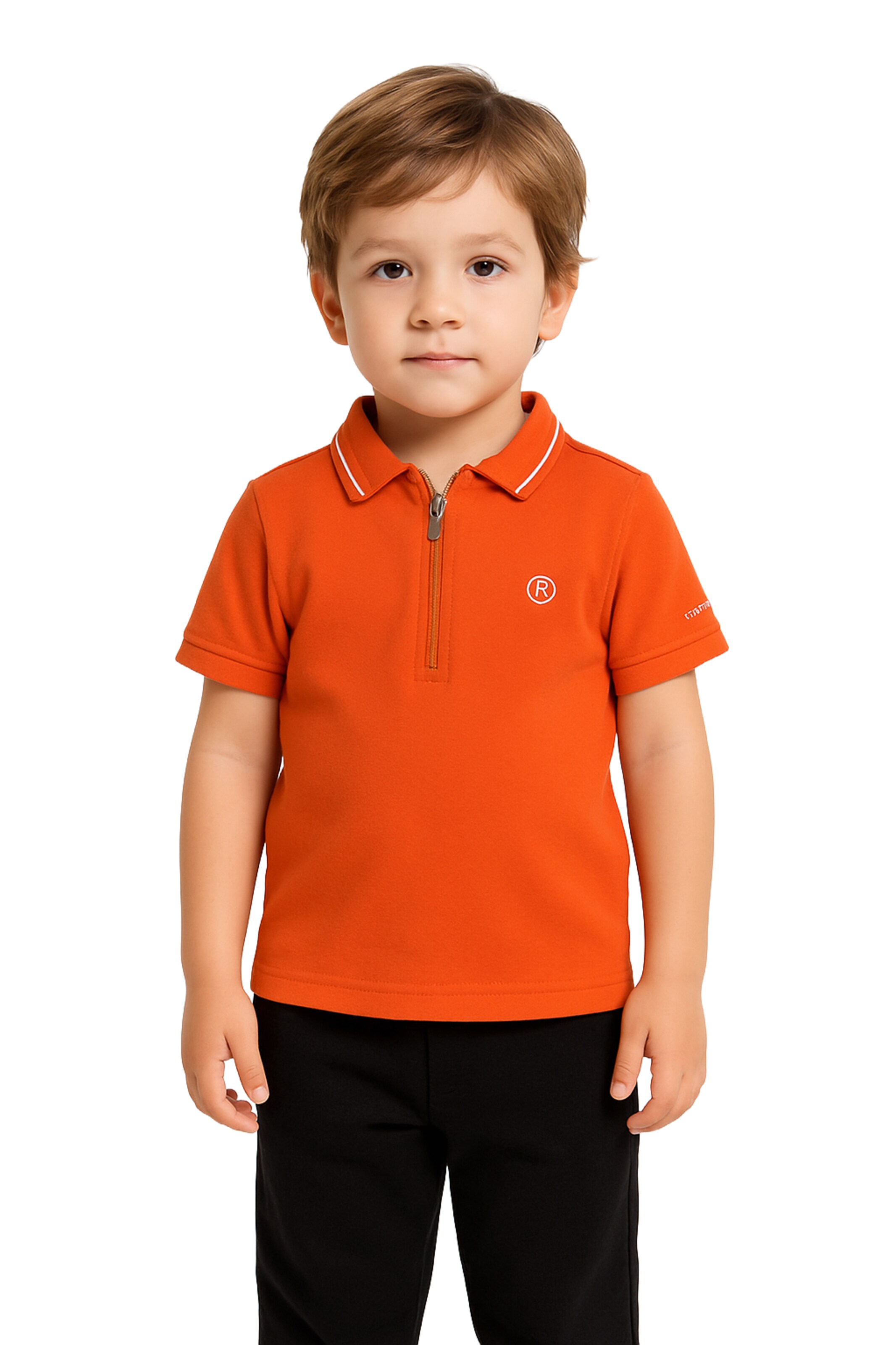 Panço Shirt in Oranje: voorkant