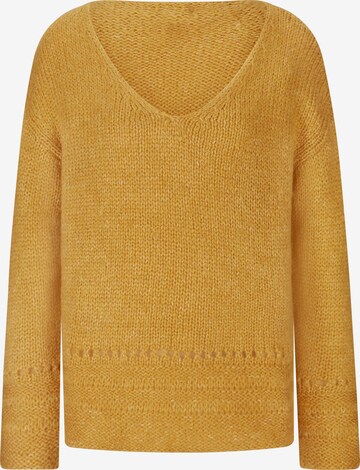 Pull-over heine en jaune : devant