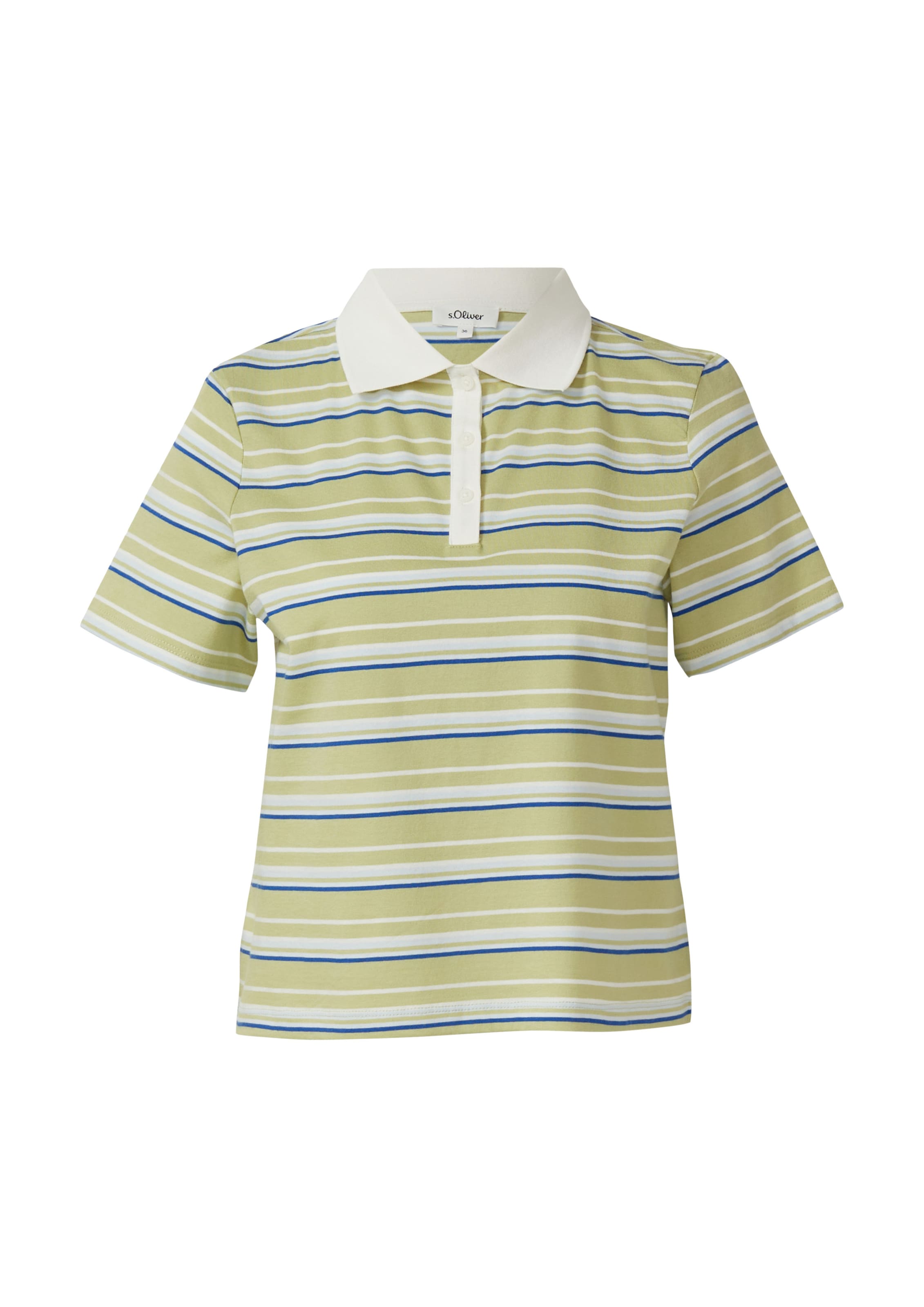 s.Oliver Polo-Shirt in Grün: Vorderseite
