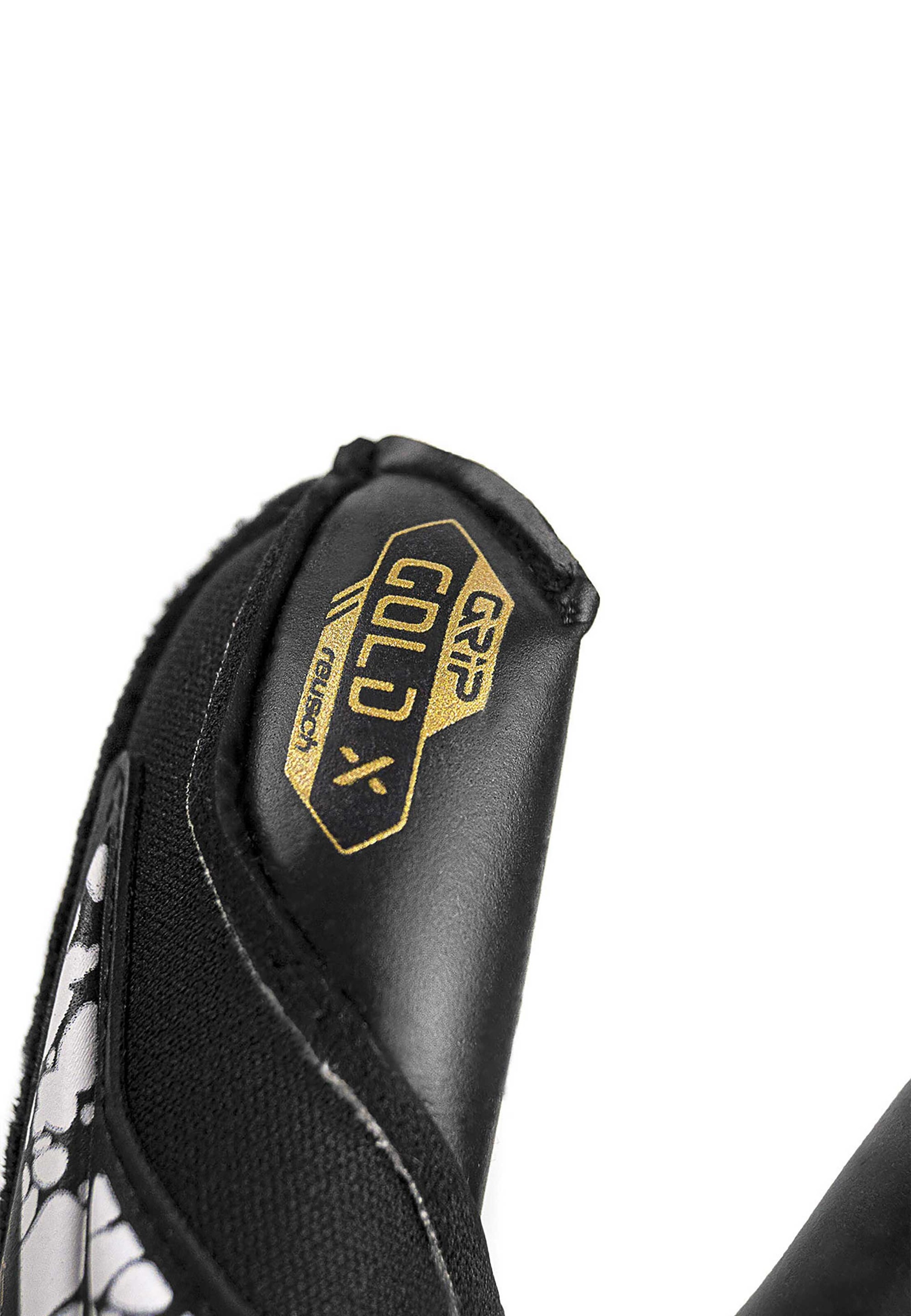REUSCH Torwarthandschuh 'Attrakt Gold X Evolution Cut Finger Support' in Schwarz