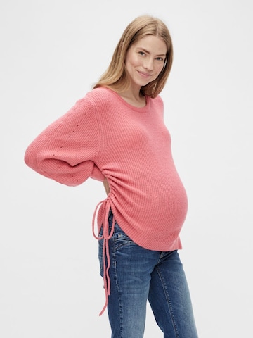 MAMALICIOUS Sweater 'FELICIE' in Pink: front