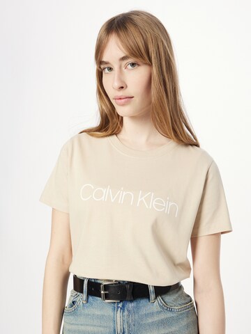 T-shirt Calvin Klein en beige