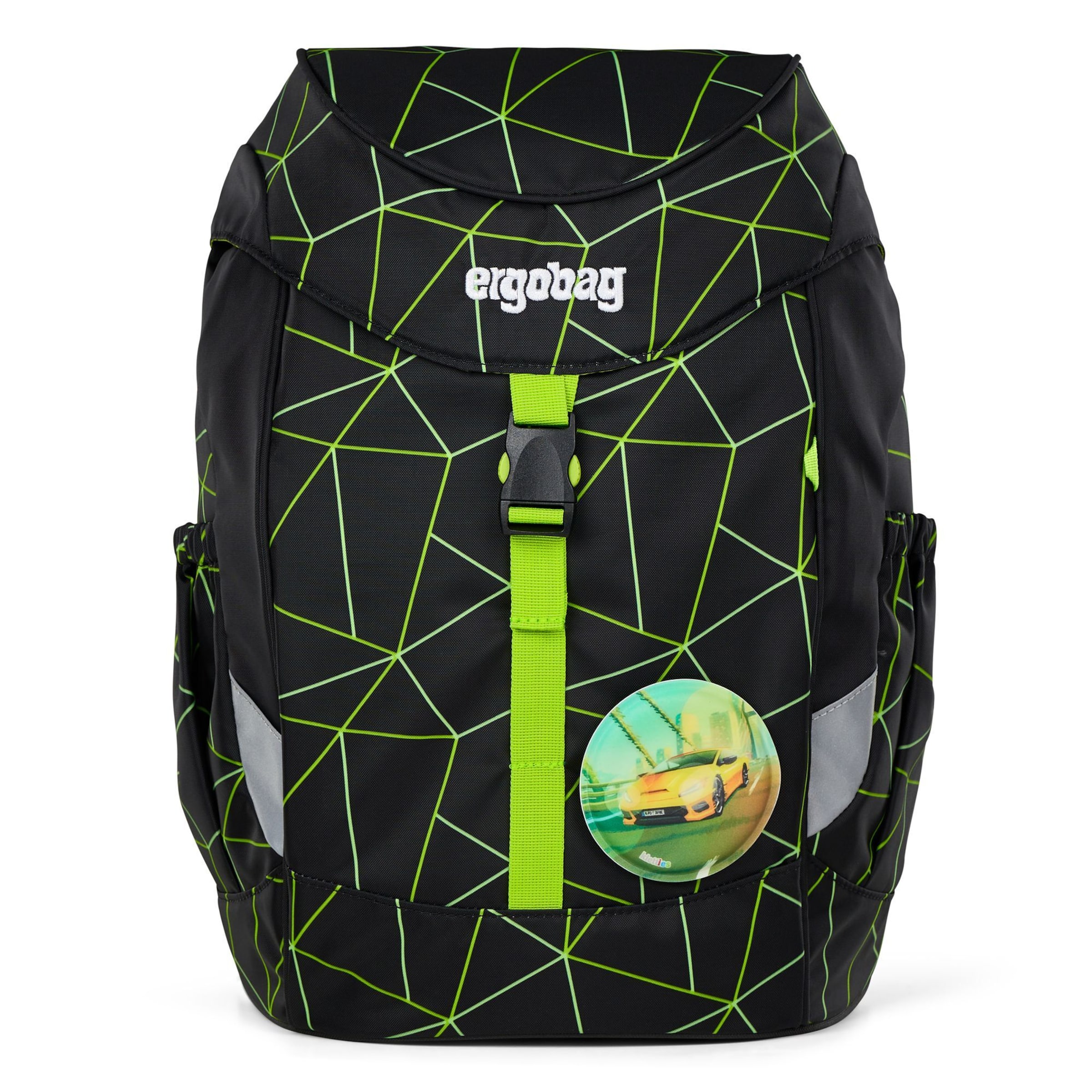 ergobag Backpack in Black: front