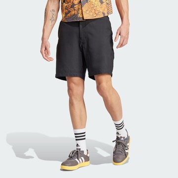 ADIDAS PERFORMANCE Regular Sportbroek in Zwart: voorkant