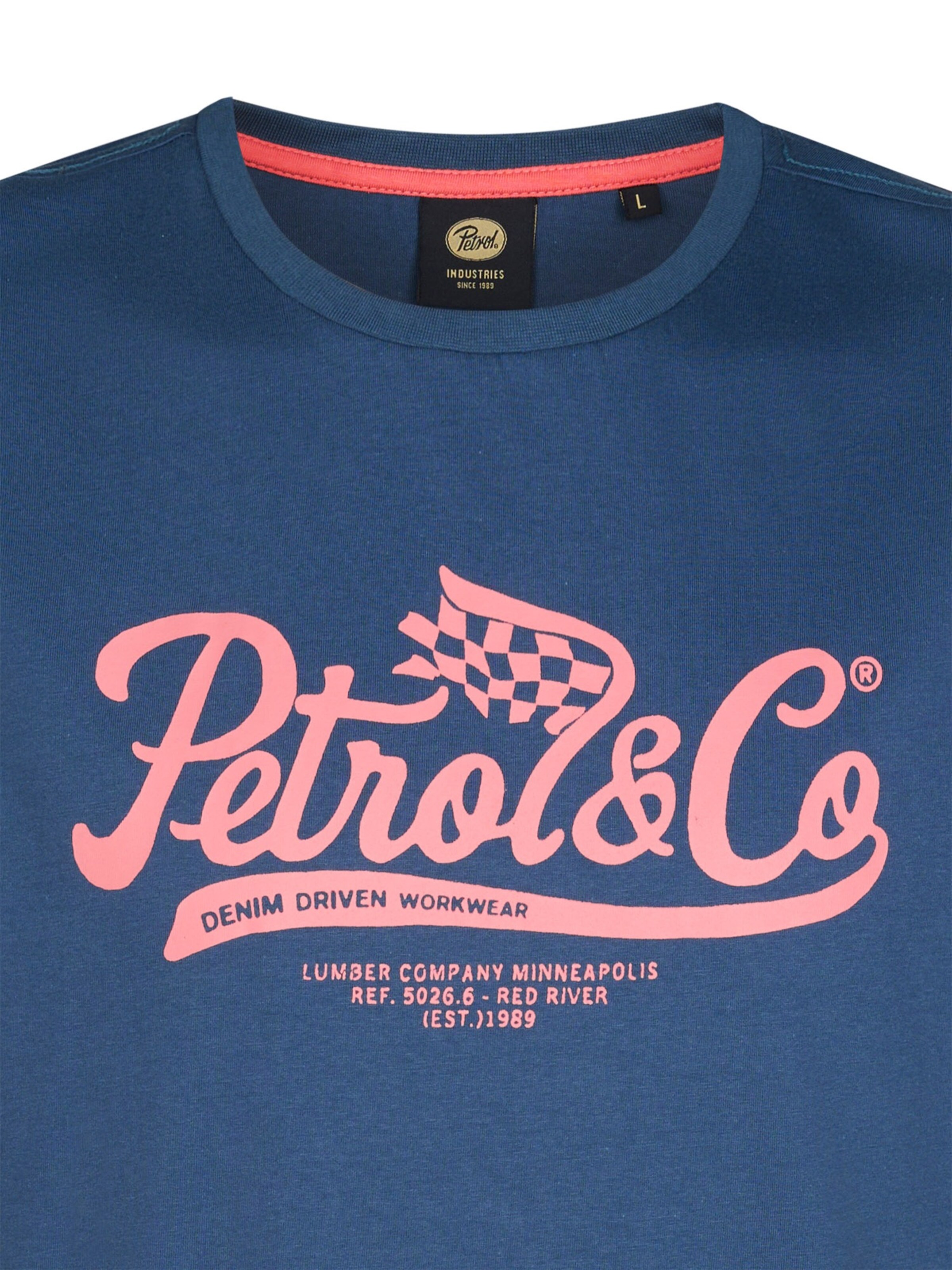 Petrol Industries T-Shirt in Blau
