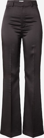 regular Pantaloni con piega frontale di millane in nero: frontale